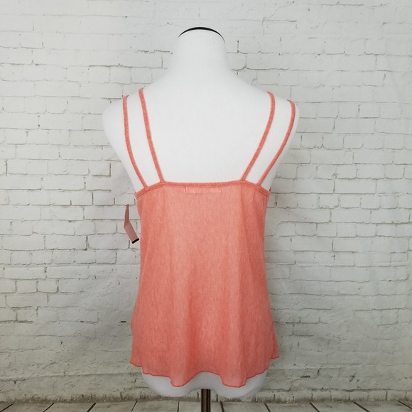 Project Social T Pink Bella Mesh Strappy Tank - Picture 4 of 6